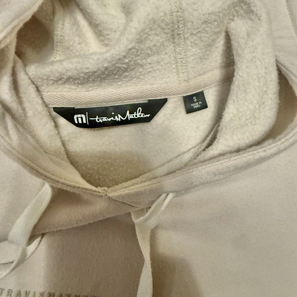 Travis Mathew Cloud Hoodie - Moonbeam (Beige), Men’s Small, Excellent Condition - Picture 3 of 4